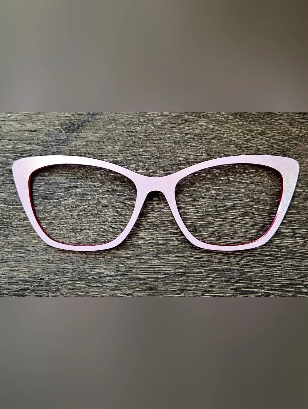 PAIR EYEWEAR WANDA TOPPER in ROSE SHIMMER NEW Magnetic Eyeglass Top